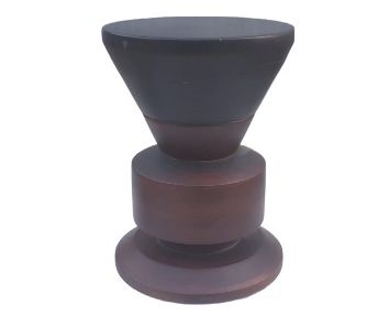 Brown Fancy Wooden Stool