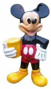 Micky Mouse Fiber Statue