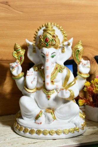 Marble Decorative Ganesh Ji Statue