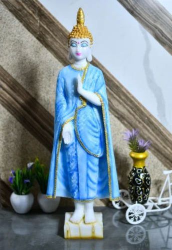 Marble Standing Buddha Statue