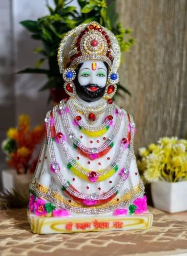 Multicolor Marble Khatu Shyam Statue