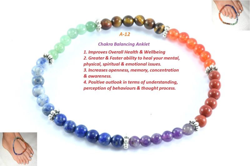 7 Chakra Balancing Anklet