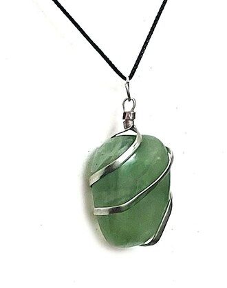 Green Aventurine Tumbled Pendant