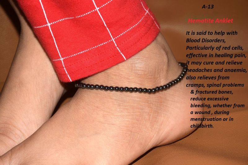 Hematite Anklet