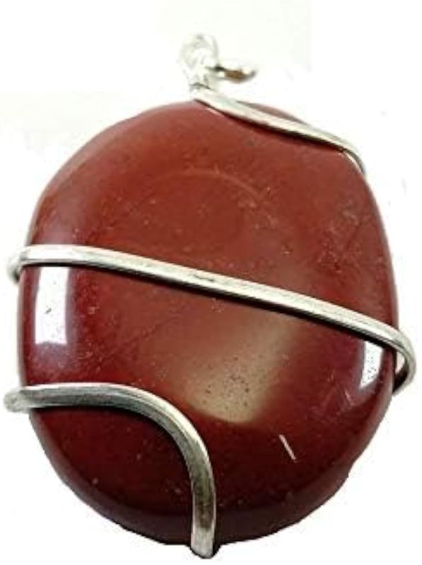 Red Jasper Tumbled Pendant