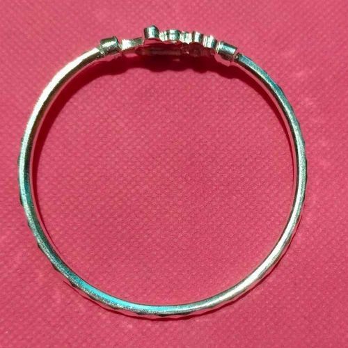 Ladies Silver Bangle