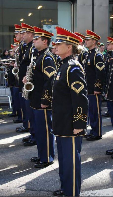 Blue Army Band Uniform