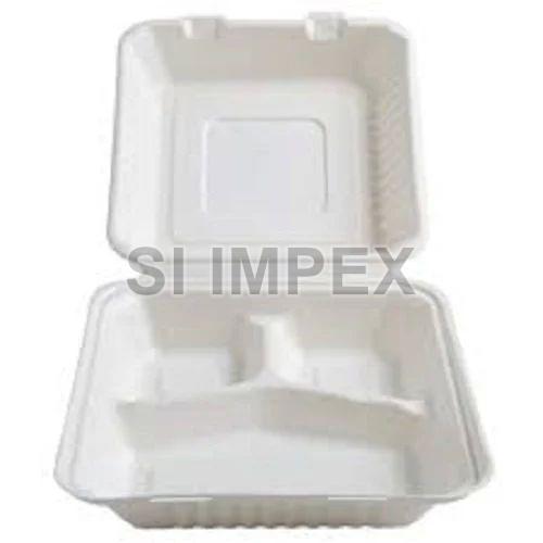 8 X 8 Inch 3cp Clamshell Box