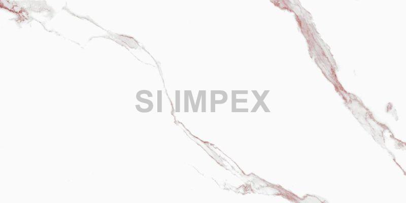 Calacatta Lava Glossy Finish Vitrified Tile