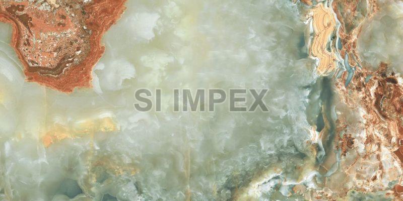 Macael Onice Verde Inkage Series Vitrified Tile