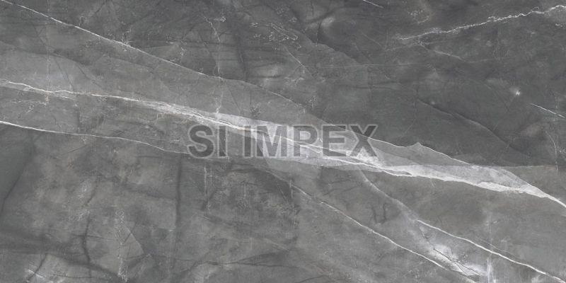 Magda Nero Glossy Finish Vitrified Tile