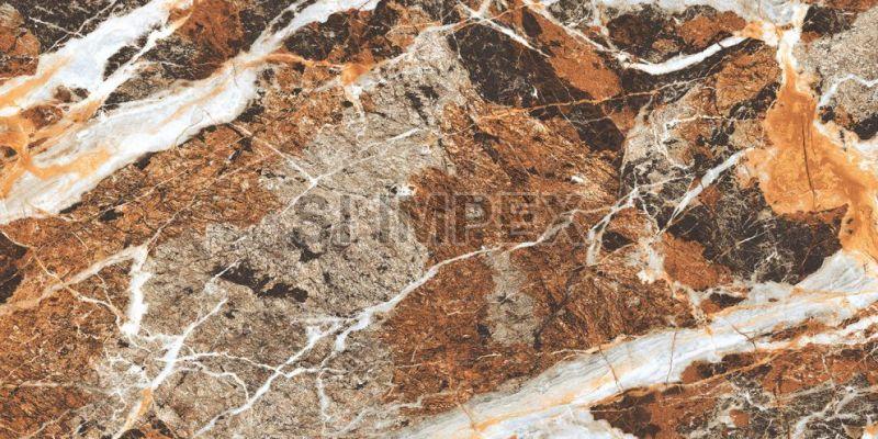 Morish Brown High Gloss Vitrified Tile