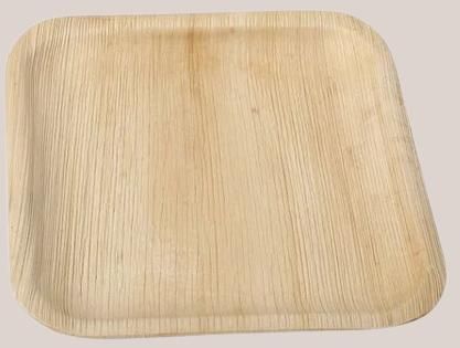 10 Inch Square Areca Leaf Plate