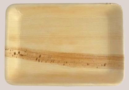 9x6 Inch Rectangular Areca Leaf Plate