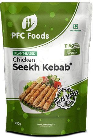 Plant Based Chicken Seekh Kebab