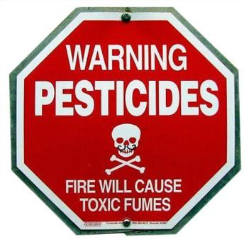 Pesticide Regulation Sticker