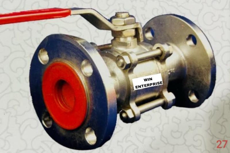 SS Design Ball Valve Flange End