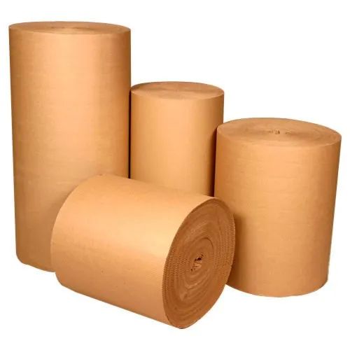 Plain Brown Corrugated Roll