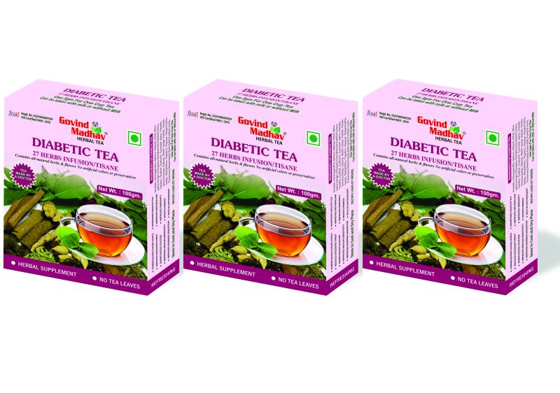 Diabetic Tea Combo Pack 100gm x 3