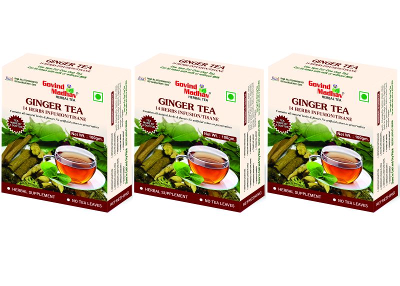 Ginger Tea Combo Pack 100gm x 3
