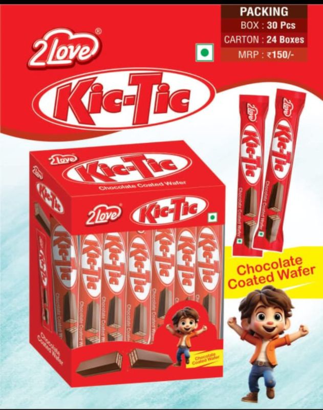 2 Love Kic-Tic Chocolate Wafer
