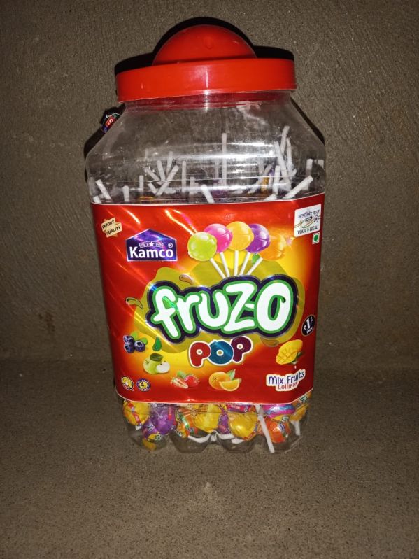 Kamco Fruzo Pop Mix Fruits Candy Lollipop