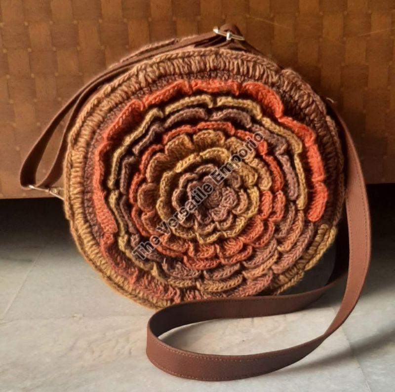 Crochet Round Sling Bag