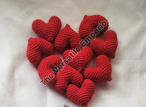 Mini Crochet Hearts