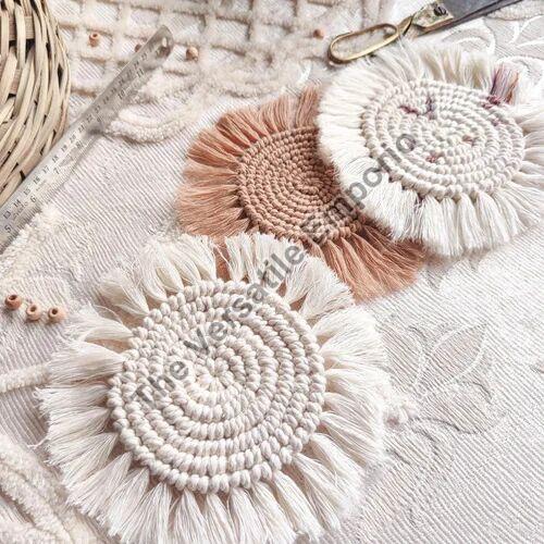 Round Macrame tea Coaster