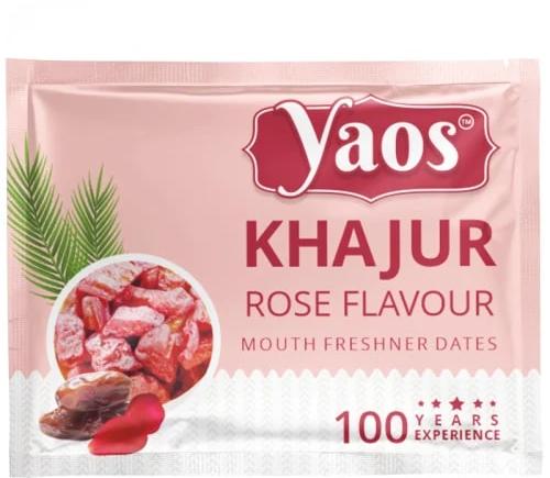 Yaos Khajur Rose Flavour Mouth Freshner Pouch