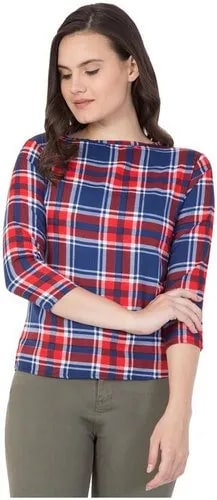 Ladies Checkered Top