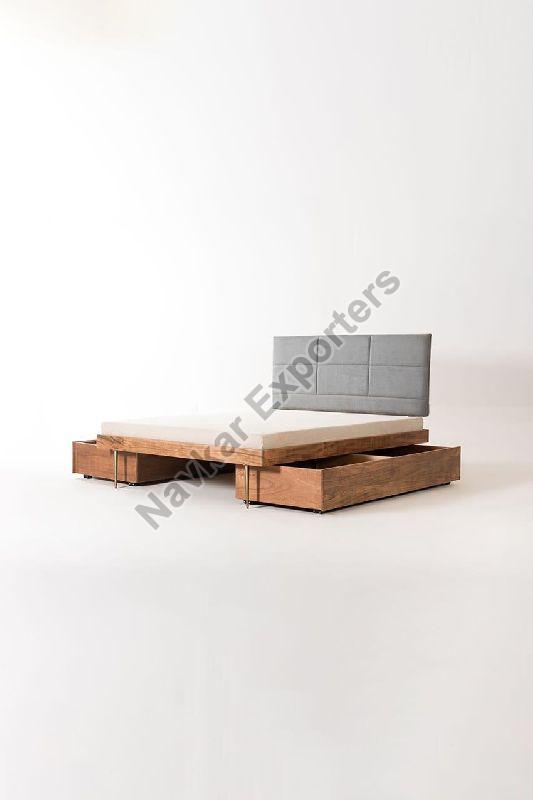 Wooden King Size Storage Bed