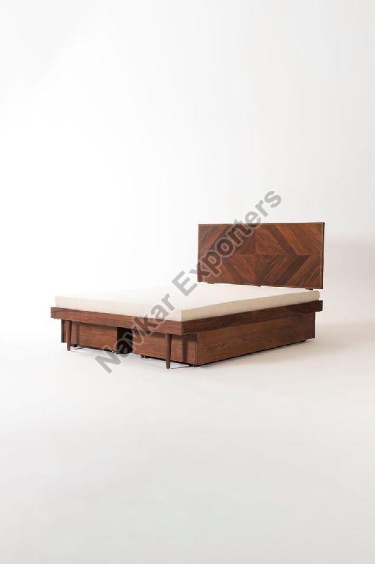 Wooden Queen Size Storage Bed