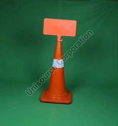 UTS PVC Safety Cone with Message Plate