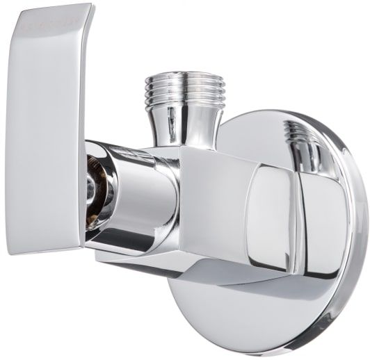 Angular Stop Cock With Wall Flange