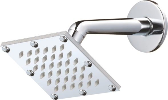 Brass Sandwich Overhead Shower 4x4 Inch
