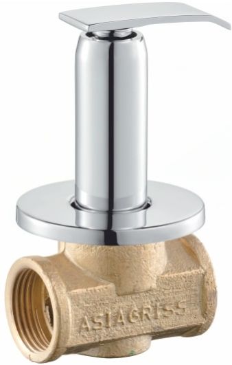 Flush Cock With Adjustable Wall Flange (25mm)
