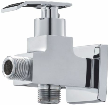 Way Angular Stop Cock With Wall Flange