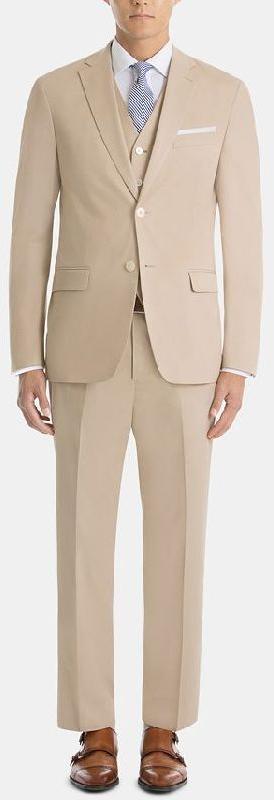 Mens Cotton 3 Piece Suit