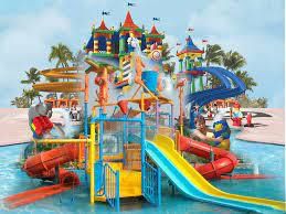 Amusement Multilayer Water Park Slides