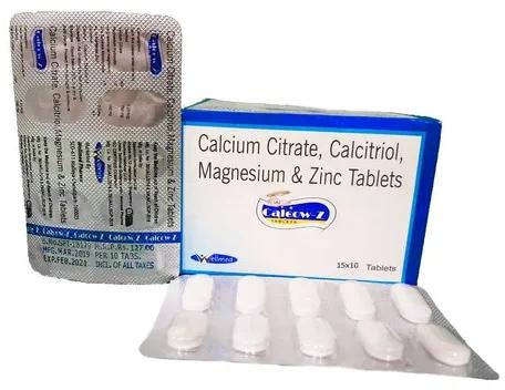 Calcium Citrate Calcitriol Magnesium & Zinc Tablets