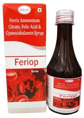 Ferric Ammonium Citrate Folic Acid & Cyanocobalamin Syrup