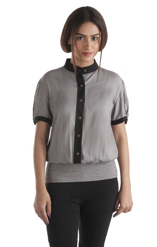 Bamboo Top with Elastic Waistband