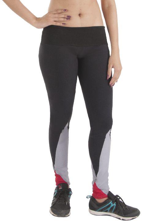 Organic Cotton Tri Color Foot Strap Yoga Leggings Manufacturer Supplier  from Mohali India