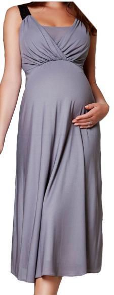 Strap Sleeve Maternity Dress