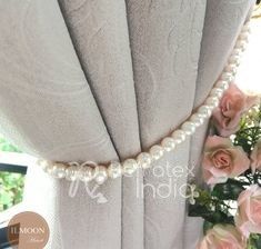 BTC136 Beaded Tie Back