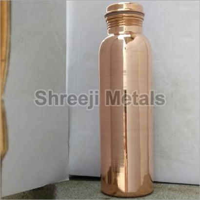 Joint Less Plain Copper Water Bottle