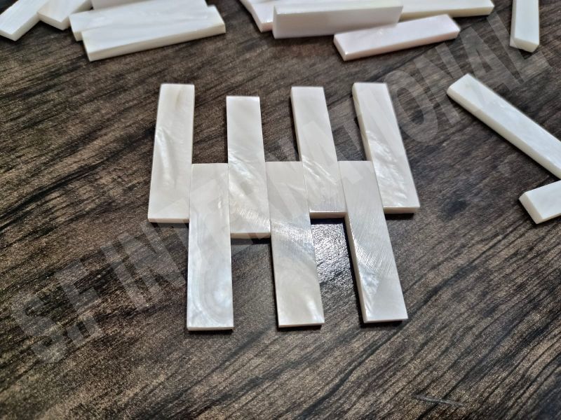White Mother of Peral Guitar Nut Blanks