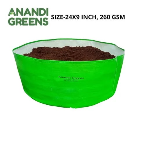 24x9 Inch HDPE Round Grow Bag
