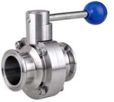 Stainless Steel TC END Butterfly Valve